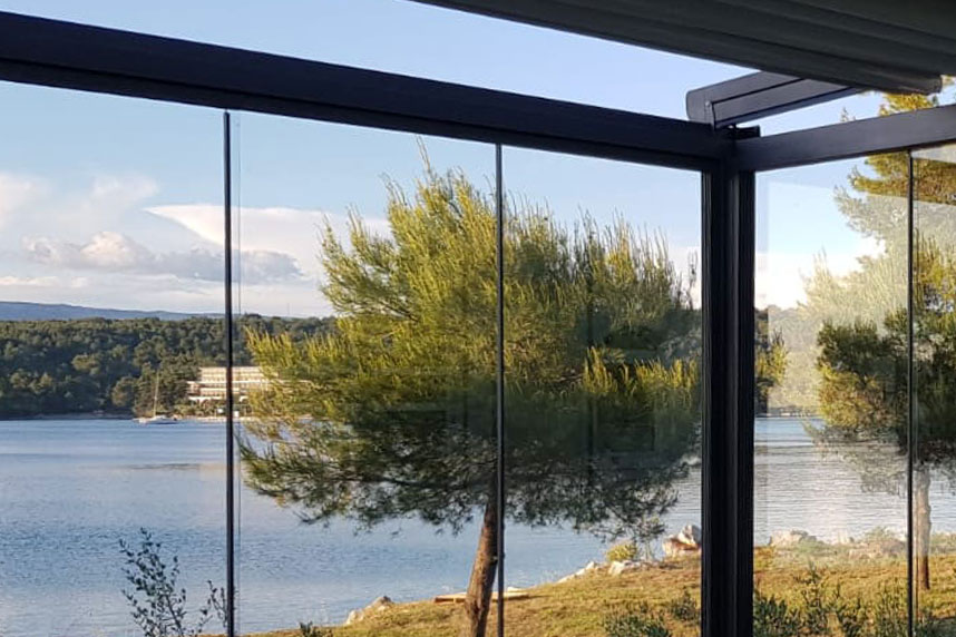 EZ glide sliding glass doors