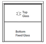 EZ View two glass panels