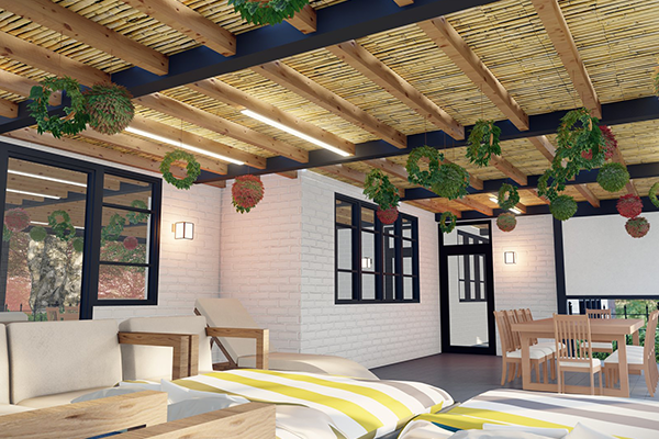 Pergola Sukkah model